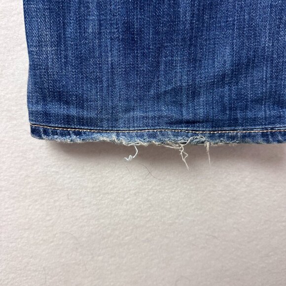Citizens of Humanity Pants Women 24 Blue Denim Jeans Boot Cut Low Rise USA 28x30 - Picture 4 of 7